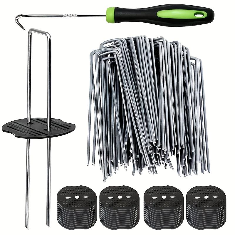 Gardening Tools For Weeds - 101pcs Garden Stakes Set - U-shaped