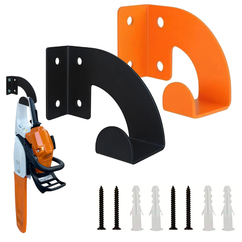 Gardening Tools Range - Heavy Duty Metal Chainsaw Wall Mount