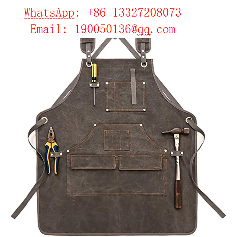 Gardening Tools Logo - Simplified and Thick Canvas Apron Customized