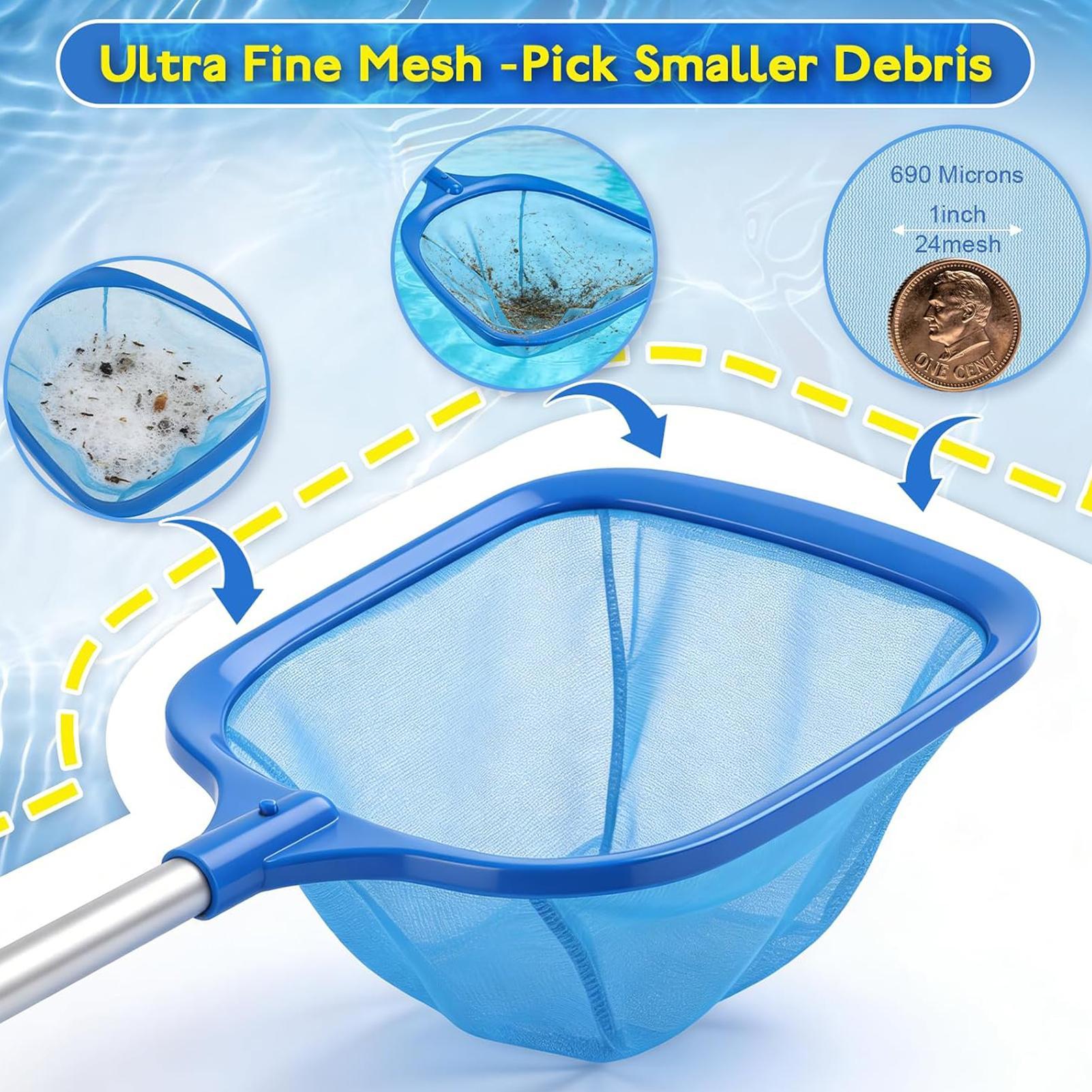 Pool Net Skimmer Water Mesh Fi - Gardening Tools Rake review and price