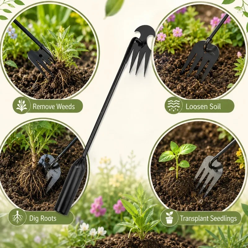 2 in 1 Garden Rake Manual Seed - Gardening Tools For Weeds review and price
