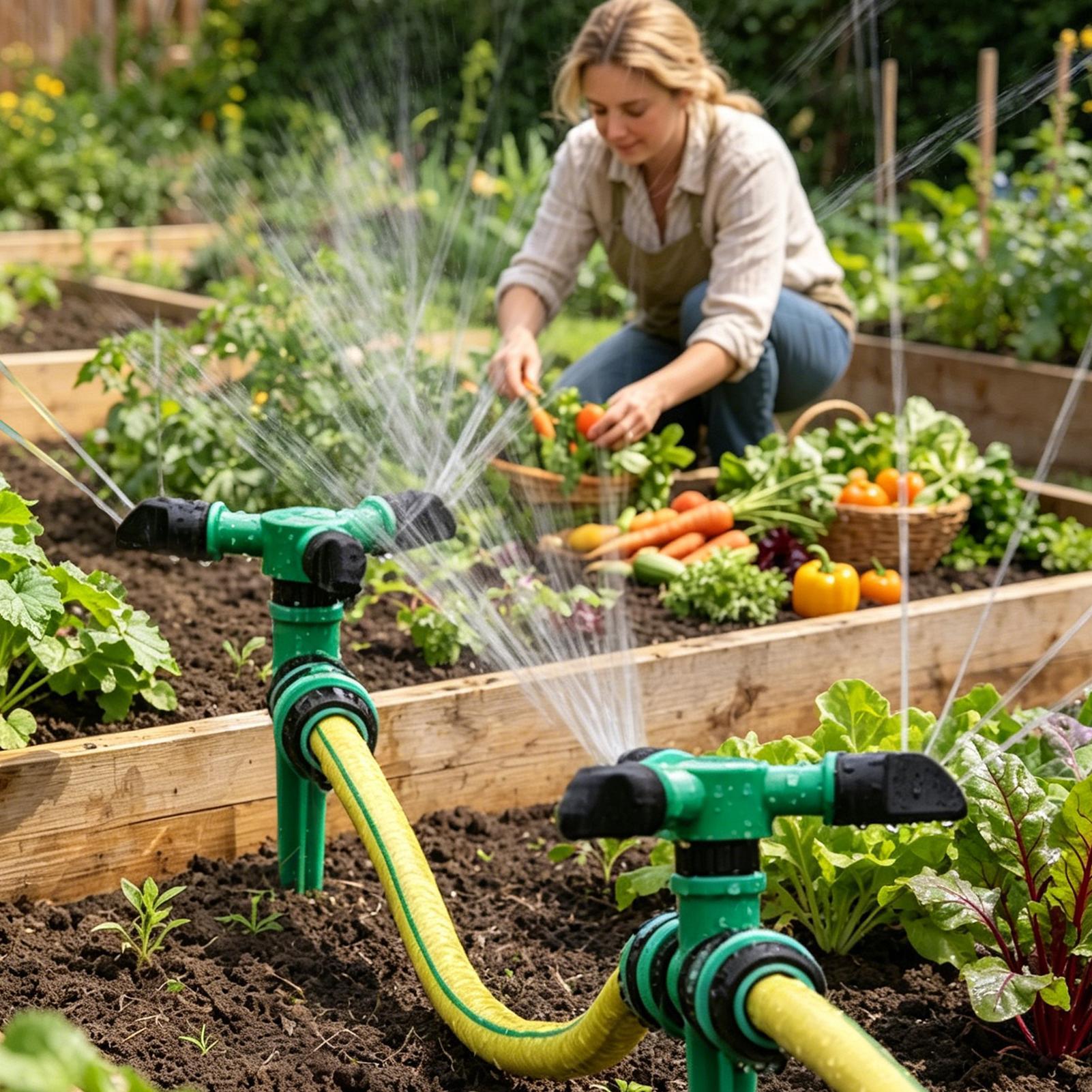 Automatic Rotating Water Sprin - Gardening Tools Women review and price