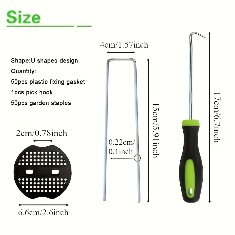 101pcs Garden Stakes Set - U-s - Gardening Tools For Weeds review and price