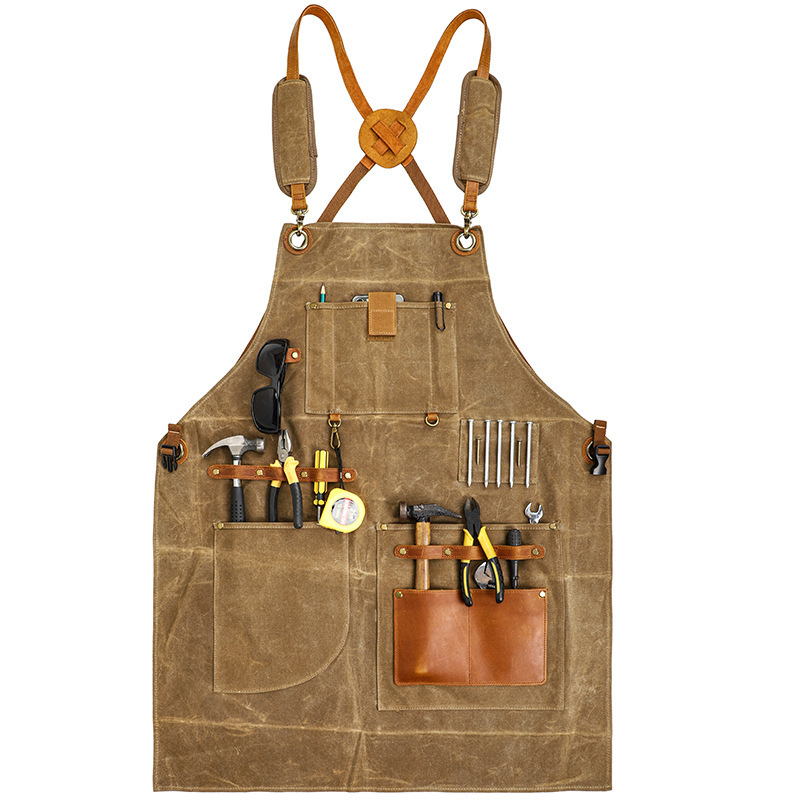 Heavy Industry Waxed Canvas Ap - Gardening Tools Logo review and price