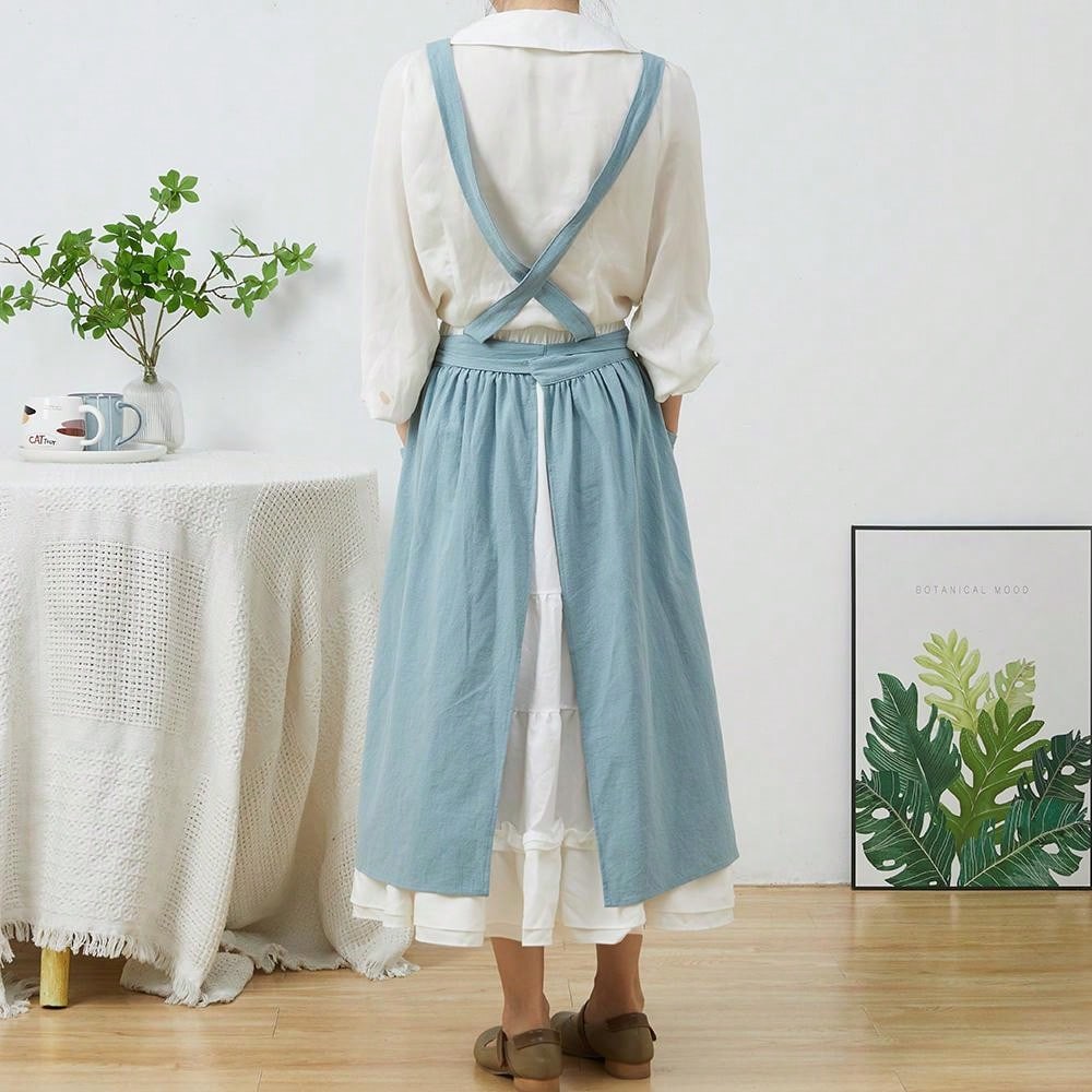 Brief Nordic Wind Pleated Skir - Gardening Tools Women review and price