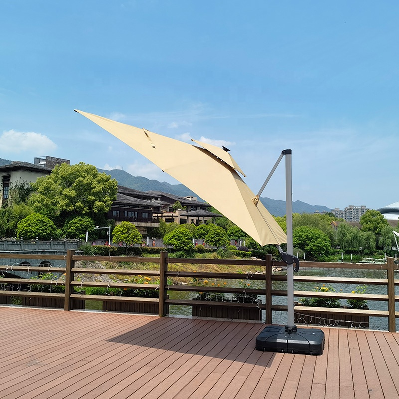 L  Big Size Cantilever Parasol - Gardening Tools Logo review and price
