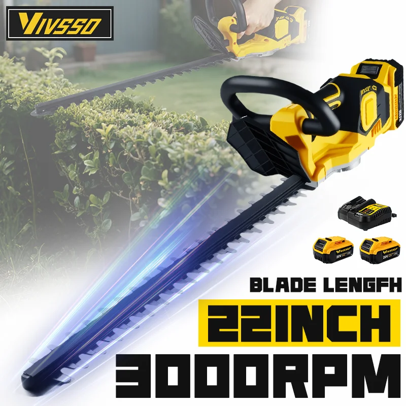 VIVSSO Cordless Electric Hedge - Gardening Tools For Weeds review and price