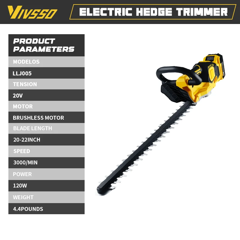 VIVSSO Cordless Electric Hedge - Gardening Tools For Weeds review and price