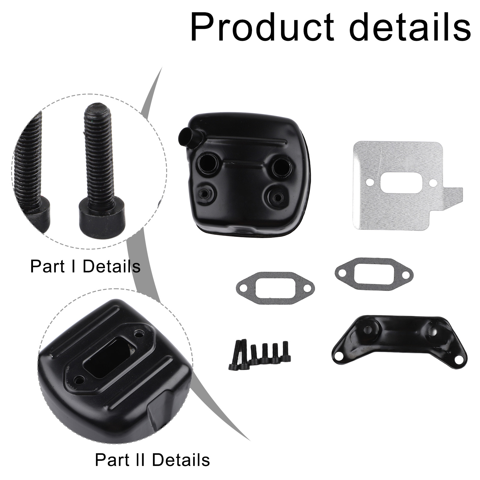 Chainsaw Exhaust Muffler Brack - Gardening Tools Kit For Sale review and price