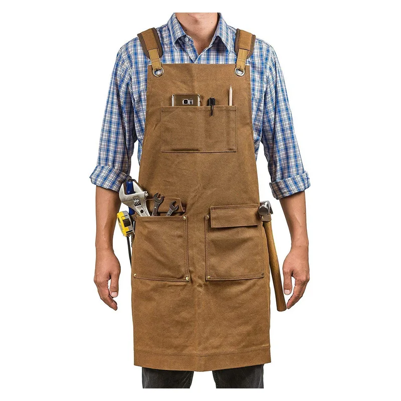 Thickened Canvas Apron Waterpr - Gardening Tools Logo review and price
