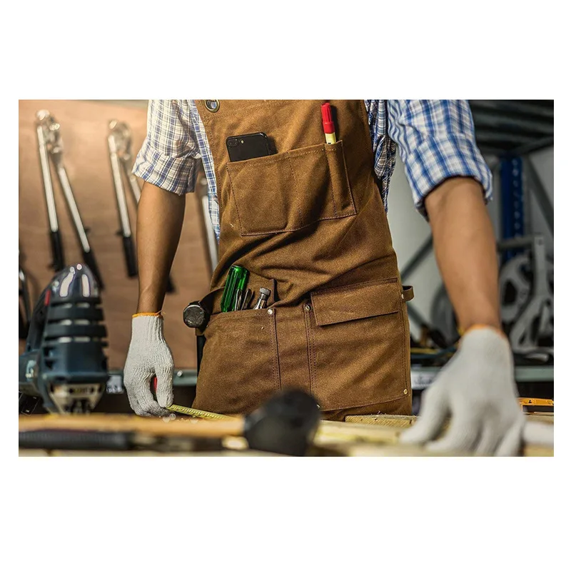 Thickened Canvas Apron Waterpr - Gardening Tools Logo review and price