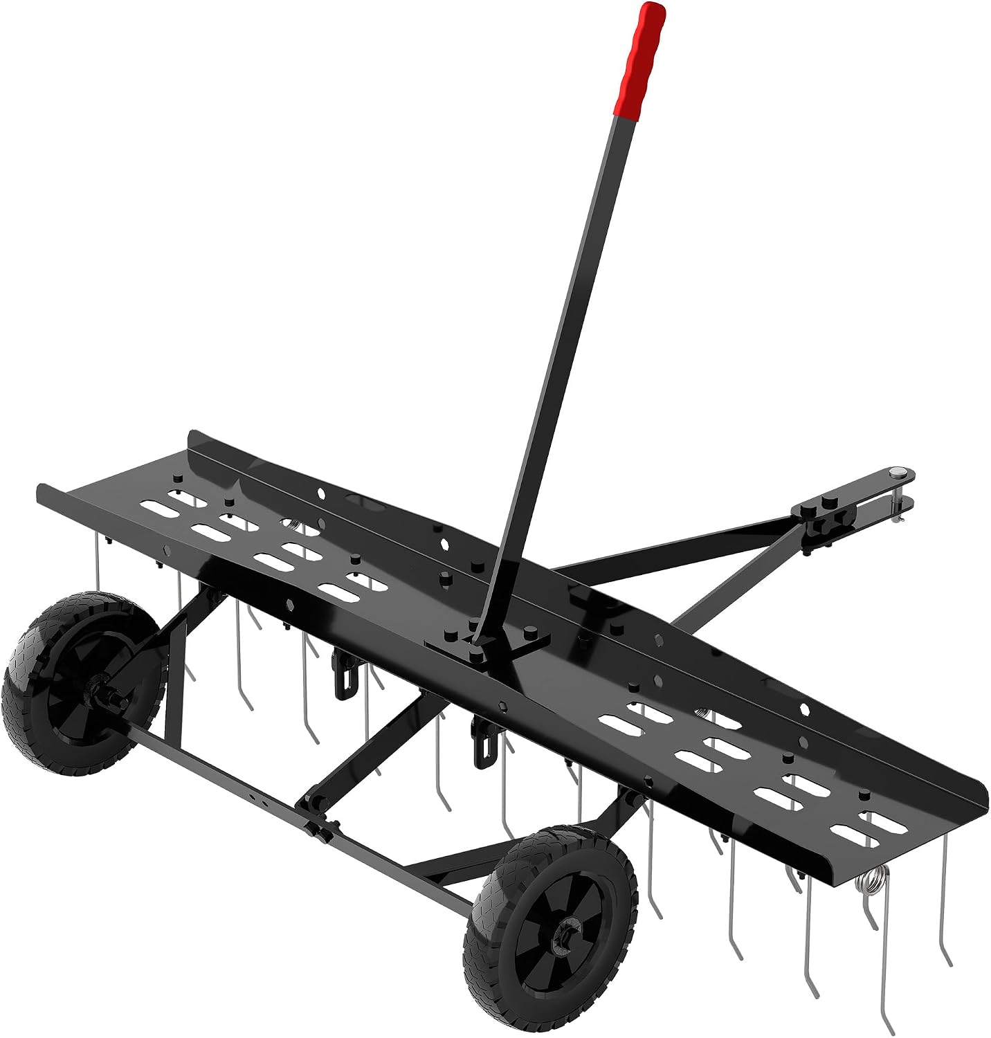 Tow Behind Lawn Dethatcher Rak - Gardening Tools Rake review and price