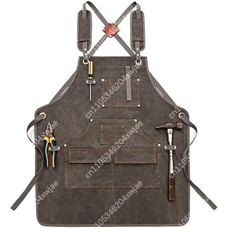 Heavy Duty Canvas Apron With C - Gardening Tools Logo review and price
