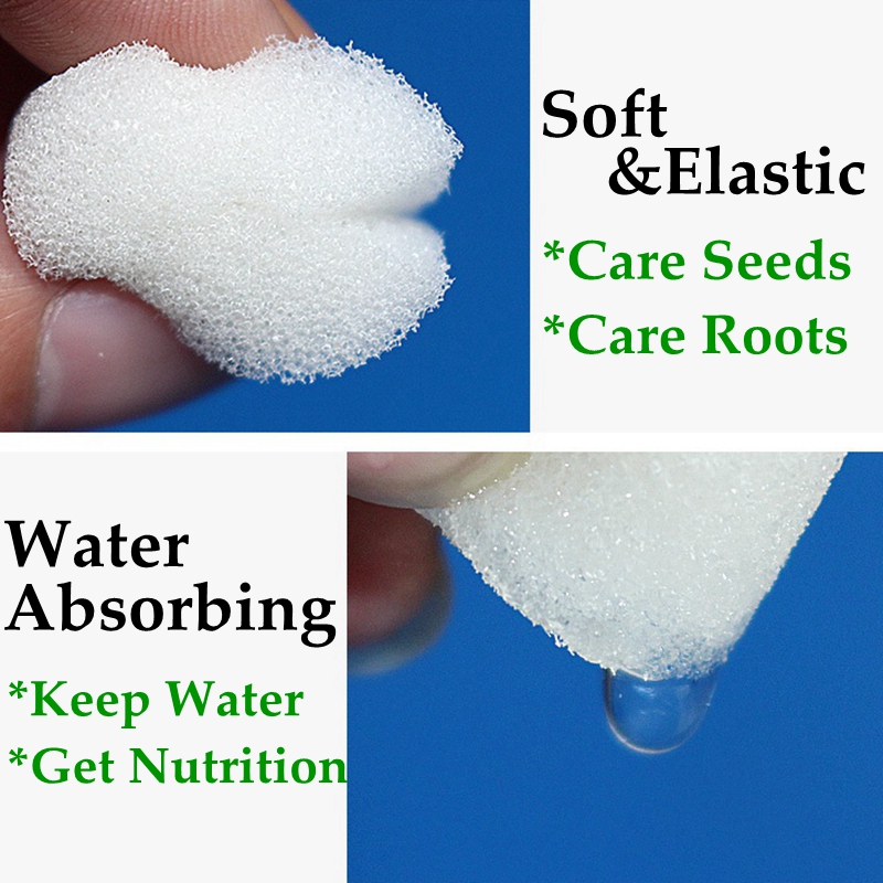 50pcs White Mesh Cup Sponge Ga - Hydroponic System review and price