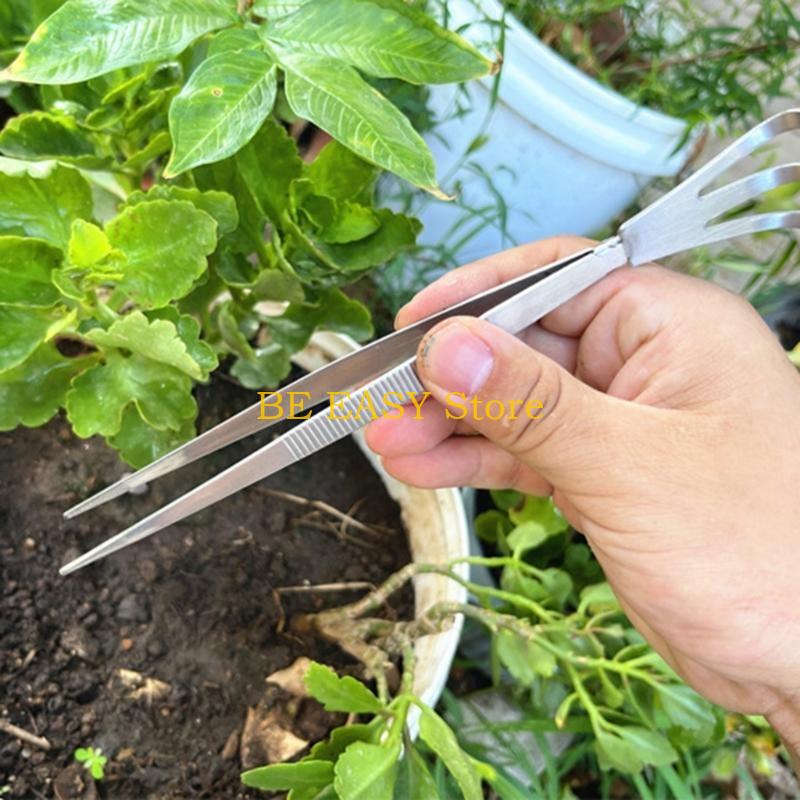 E28F Garden Bonsai Tweezers Du - Gardening Tools For Weeds review and price