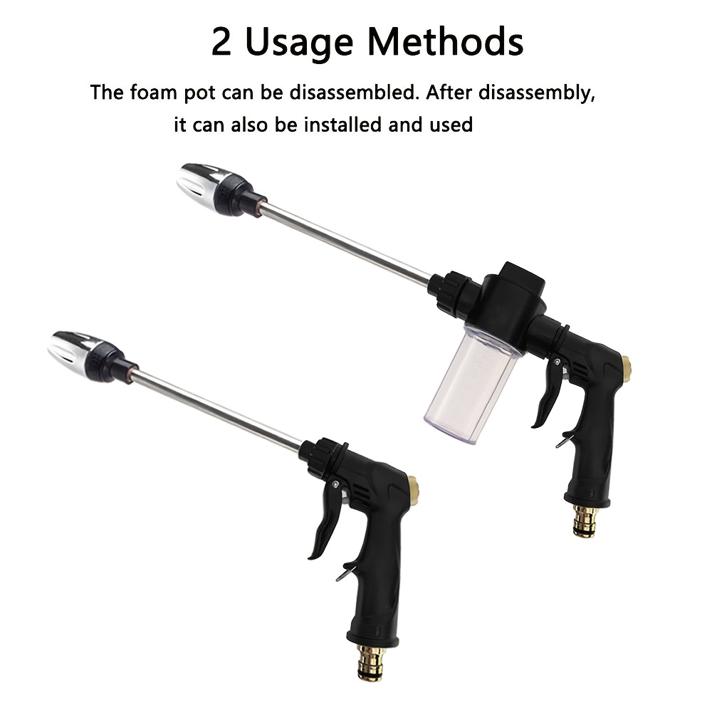 Garden Watering Gun Hose Nozzl - Gardening Tools Rake review and price